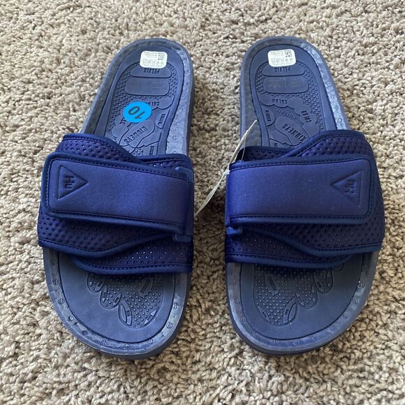 NEW Adidas Pharrell Williams Navy Chancletas HU Slides (FY6142) Men\'s Shoes Us10 adidas HU Chancletas Slides Navy Blue Men main image 3